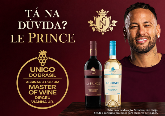 Neymar Jr. lança sua marca de vinhos: conheça a Le Prince.