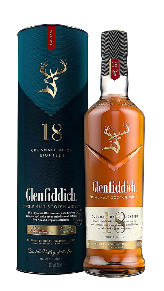 Whisky Glenfiddich Single Malt 18 Anos 750ml