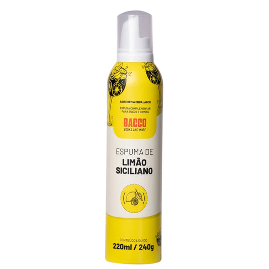 Bacco Spirit Espuma de Limão Siciliano para Drinks 240ml