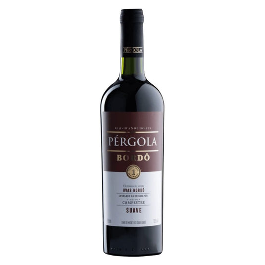Vinho Pérgola Bordo Tinto Suave 750ml