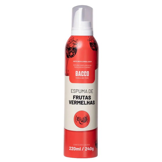 Bacco Spirit Espuma de Frutas Vermelhas para Drinks 240ml