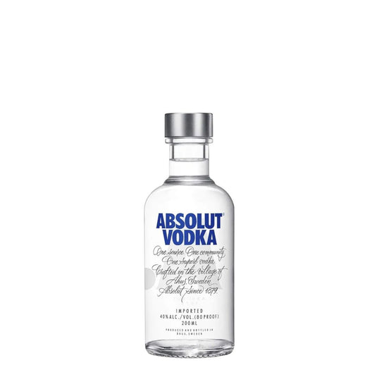 Vodka Absolut Natural 200ml