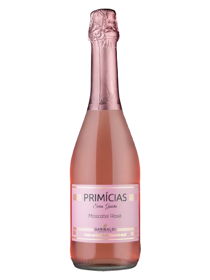 Espumante Garibaldi Primicias Moscatel Rosé 660ml
