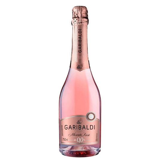 Espumante Garibaldi Moscatel Rosé Sem Álcool  750ml
