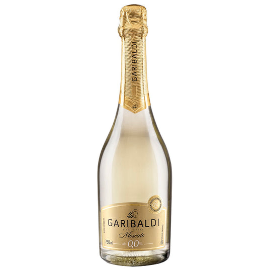 Espumante Garibaldi Moscatel Branco Sem Álcool  750ml