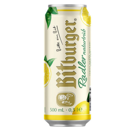 Cerveja Bitburger Radler Naturtrüb Lata 500ml
