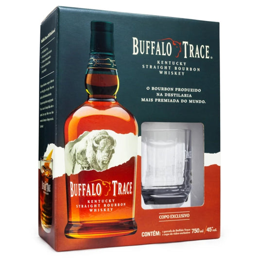 Kit Whisky Buffalo Trace 750Ml+Copo