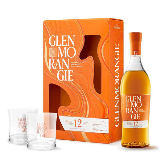 Kit Whisky Glenmorangie The Original com 2 Copos