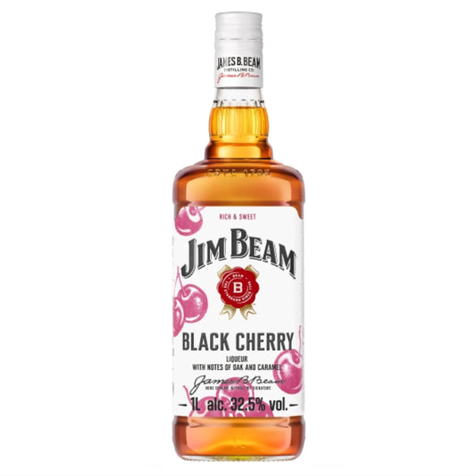 Jim Beam Black Cherry Bourbon Whiskey 1L