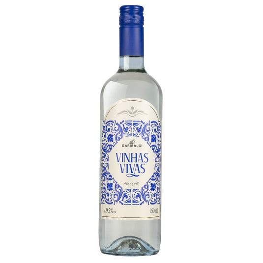 Vinho Garibaldi Vinhas Vivas Branco Meio Seco 750ml